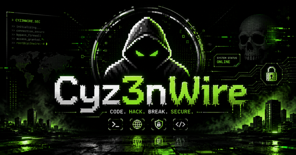 Cyz3nWire - درگاه دنیای دیجیتال مدرن و امنیت